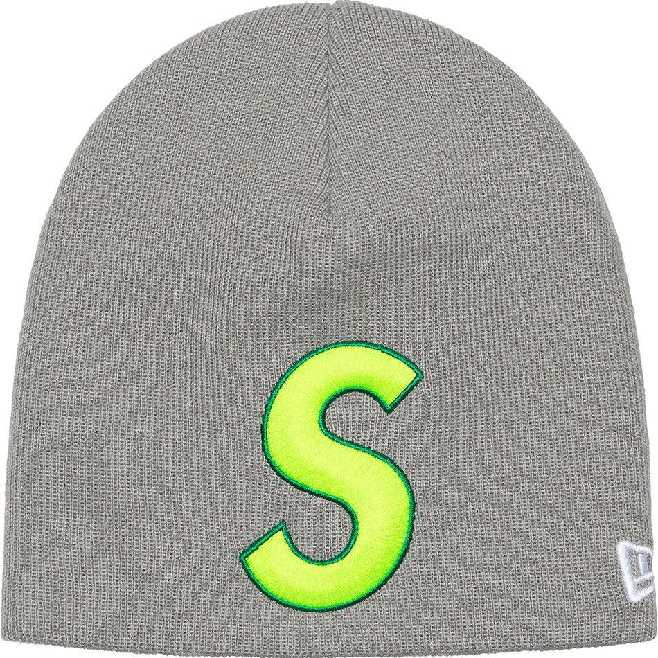 Sombreros Supreme New Era® S Logo Beanie Gris | Supreme 480MA